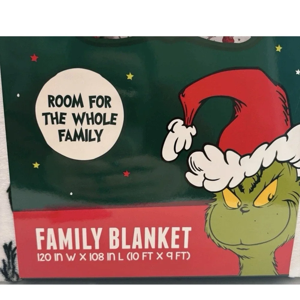 Dr Suess‎ Grinch Family Blanket